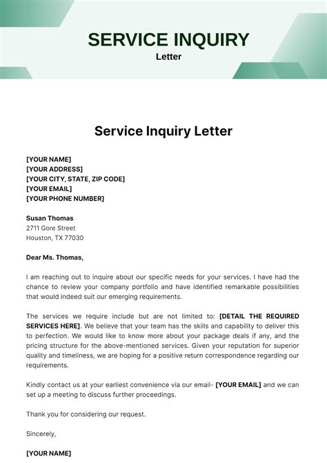 Transactions and Service Inquiry .